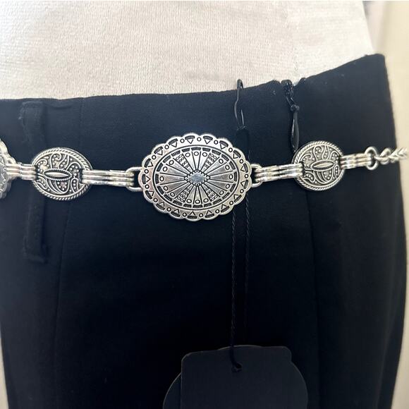 VINTAGE 90's-Y2K Black Midi Skirt - Picture 6 of 7